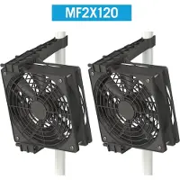 Secret Jardin Monkey Fan 2x MF120 24V 1.5W - Verbeter de luchtcirculatie in je Kweektent met compacte en efficiënte clip-on fans