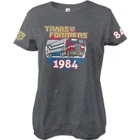 Transformers Optimus Prime Of 1984 Girly Tee Damen T-Shirt Dark/Heather-2XL