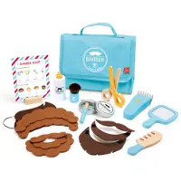 Hape Jeu d'imitation Kit du petit barbier
