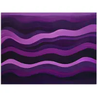 PosterMonkey Poster 40x30 cm - Lijnen - Golven - Paars - Abstract - Posters - Kamer decoratie - Wanddecoratie woonkamer - Muurdecoratie slaapkamer