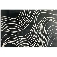 PosterMonkey Poster 30x20 cm - Lijnen - Patroon - Abstract - Wit - Posters - Kamer decoratie - Wanddecoratie woonkamer - Muurdecoratie slaapkamer