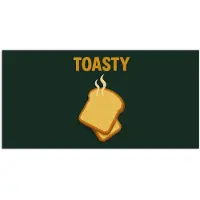 PosterMonkey Poster 160x80 cm - Brood - Tosti - Groen - Minimalistisch - Posters - Kamer decoratie - Wanddecoratie woonkamer - Muurdecoratie slaapkamer