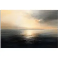 PosterMonkey Poster 90x60 cm - Zon - Horizon - Zee - Posters - Kamer decoratie - Wanddecoratie woonkamer - Muurdecoratie slaapkamer