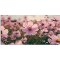 PosterMonkey Poster 150x75 cm - Bloemen - Paars - Wazig - Posters - Kamer decoratie - Wanddecoratie woonkamer - Muurdecoratie slaapkamer