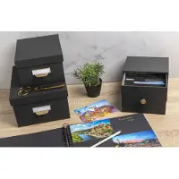 Exacompta Fotodoos met lade OfficeByMe - Zwart - 78601E