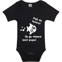 Logostar Romper met papa te vissen I maat 86/92 I