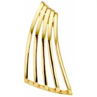 MORI Gold 14krt geelgouden hanger, subtiele hanger met een moderne uitstraling, model 40-HY-528