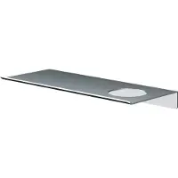Hotbath &More Planchet 30cm - 1 Uitsparing - RVS 316 - Accessoires, Wastafel accessoires, Planchetten - 8721333300088