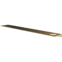 Hotbath &More SH080H planchet 80cm met 1 uitsparing geborsteld messing PVD
