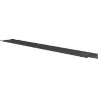 Hotbath &More planchet 80cm met uitsparing voor een zeepdispenser of beker zwart PVD
