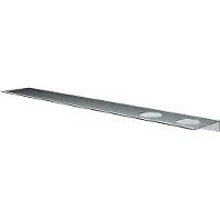 Hotbath &More planchet 80cm met twee uitsparingen voor een zeepdispenser of beker RVS