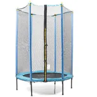 InnovaGoods Trampoline - - VEER SPEL - 140 cm - Veiligheidsnet - 3-6 jaar