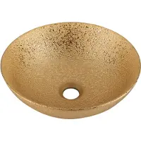 Differnz Waskom bright keramiek 36x14 cm goud