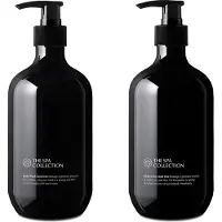 The Spa Collection Gum Tree - Body Wash + Body Lotion - 475 ml stijlvolle zwarte pompfles - Set van 2 stuks