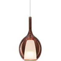 Ideal Lux Hanglamp Kalique, dimbaar, koper, Woon-/ Eetkamer, Kunststof, Modern, hanglamp