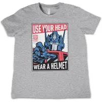 Transformers Kinder-T-shirt ‘Use Your Head ’ ‘Wear A Hel’met Kinder-T-shirt HSB-12-TF1204-DTF558