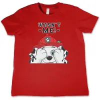 Paw Patrol Kinder T-Shirt Wasn't Me Kids Tee NIC-12-PP007-DTF538 Red-8 Jahre