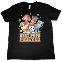 Paw Patrol Kinder T-Shirt Best Pups Forever Kids Tee NIC-12-PP004-DTF535 Black-8 Jahre