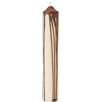 Ferm Living Dryp Pilar Kaars Dark Chocolate | 30 cm
