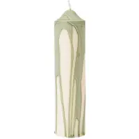 Ferm Living Dryp Pilar Kaars Tea Green | 20 cm