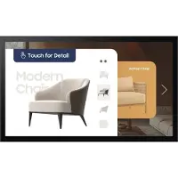 Samsung QM32C-T Digitale signage flatscreen 81,3 cm (32") LCD Wifi 400 cd/m² Zwart Touchscreen Tizen 7.0 16/7