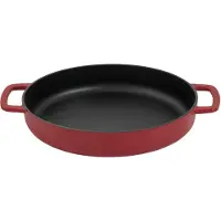 ComBekk geëmailleerde gietijzeren koekenpan Ø28 cm Bordeaux