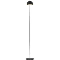 Schöner Wohnen LED vloerlamp op accu Bellis, zwart, IP54 dimbaar, zwart, Woon-/ Eetkamer, metaal, Scandinavisch
