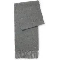 BOSS Sjaal van kasjmier met metalen logoplaat