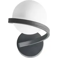 Beliani COLAGNE - Wandlamp - Zwart - Aluminium