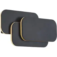 QAZQA Moderne wandlamp zwart incl. LED 3-staps dimbaar - Dias