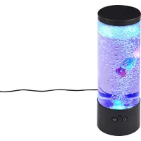 QAZQA Bubbelbuis zwart 30cm incl. LED RGB - Sealife
