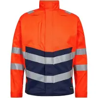 F-engel F. Engel 1321-188 Safety+ Work Jacket Orange/Blue Ink maat XXL heren