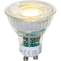 LUEDD GU10 50mm dimbare LED lamp helder 2.5W 450 lm 3000K