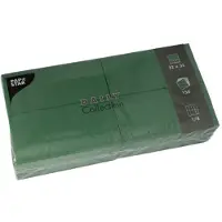 Papstar 150 Servetten DAILY Collection 1/8 vouw 32 cm x 32 cm donkergroen