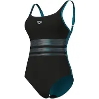 Arena Badpak Women W Swimsuit Rosa Wing Back C Cup night grey-green Blue-Maat 46