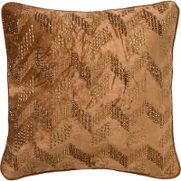 Hoii LUCIE | sierkussen 45x45 cm | Tobacco Brown | bruin | | met duurzame kussenvulling