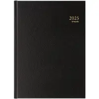 Brepols Concorde Lima weekagenda met uurindeling 2027 zwart (1 week per 2 pagina's) 6-talig