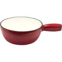 Z Kaasfondue Ø21cm emaille rood rood Fonduepan (elektrisch)