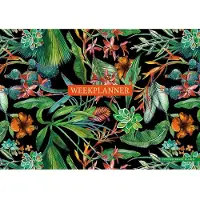 Deltas Weekplanner - Tropical Black