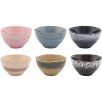 Svenska Living Schaaltje 'Earth' 14cm Doos A 6 Stuks Verschillende verschillende Aardewerk