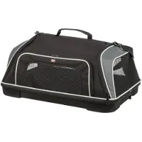 Trixie hondentas vliegtuigtas boarding zwart/grijs - 55x40x23 cm