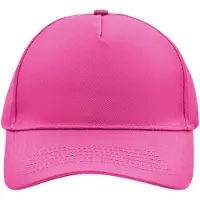 Myrtle beach 5-panel baseball petjes /caps in de kleur fuchsia roze voor