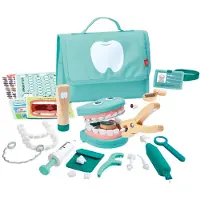 Hape Tandarts Speelset - 33-delig rollenspel met vibrerende tandenborstel, voor kinderen vanaf 3 jaar