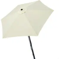 Aktive Aluminium Zeshoekige Parasol Met Uv-bescherming En Dubbel Katrolsysteem 270 Cm 38 Mm 240 Cm
