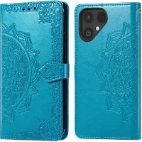 IMoshion Mandala Bookcase voor de Fairphone 6 - Turquoise