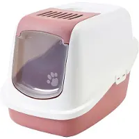 Savic Kattenbak Nestor Roze / Wit 56 X 39 X 39 Cm