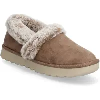 SKECHERS Cozy Up Pantoffels taupe Synthetisch Maat 40
