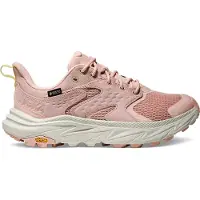 Hoka One One - Dames wandelschoenen - Anacapa 2 Low GTX W Rose Latte/Truffle Salt voor Dames van Gerecycled Polyester - Maat 38 2/3 - Roze