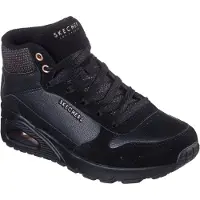 SKECHERS Sneakers hoog 'UNO' zwart