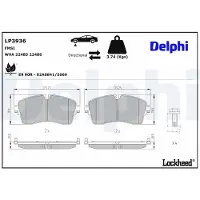 Delphi LP3936 Remblokken